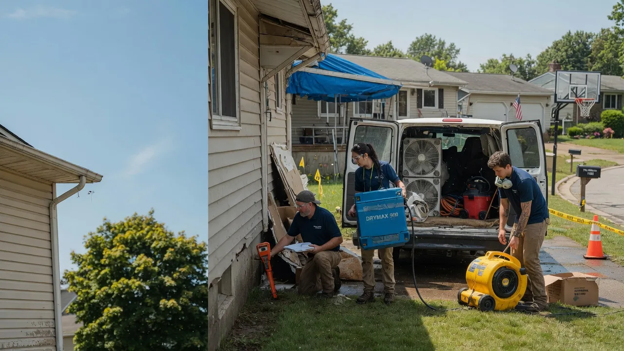 Ceiling Leak Cleanup in Birnamwood, WI near me