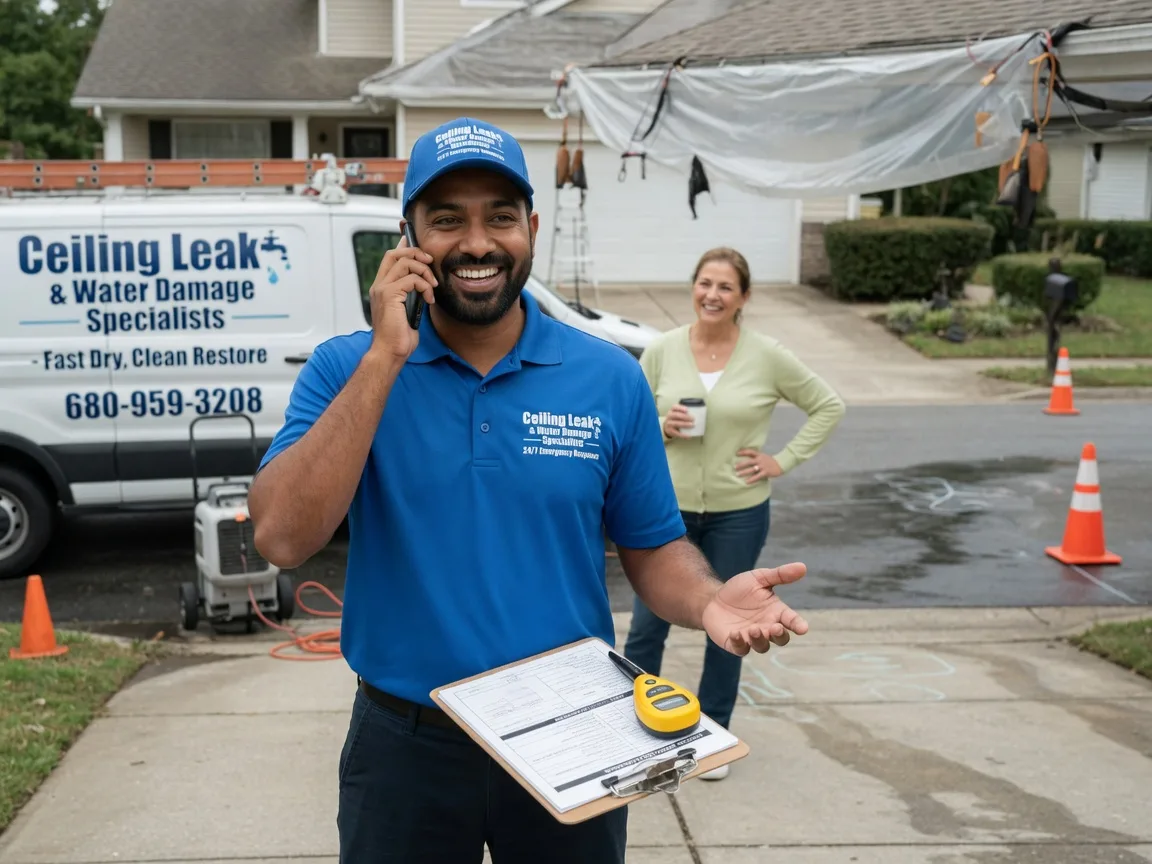 Ceiling Leak Cleanup Birnamwood, WI FAQs